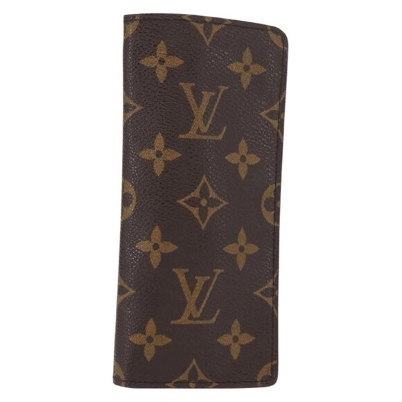 LOUIS VUITTON Monogram Etui Lunette Simple Glasses Case